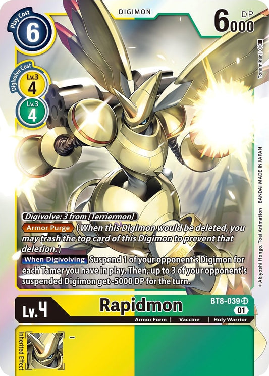 Image for Rapidmon (BT8-039 SR) (BT08) - Digimon Card Game