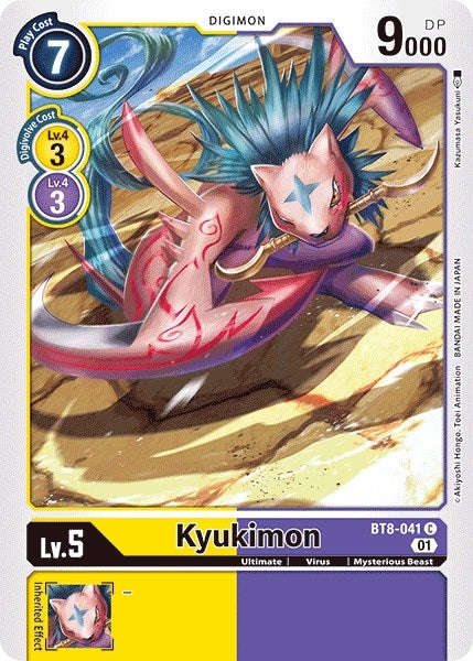 Image for Kyukimon (BT8-041 C) (BT08) - Digimon Card Game