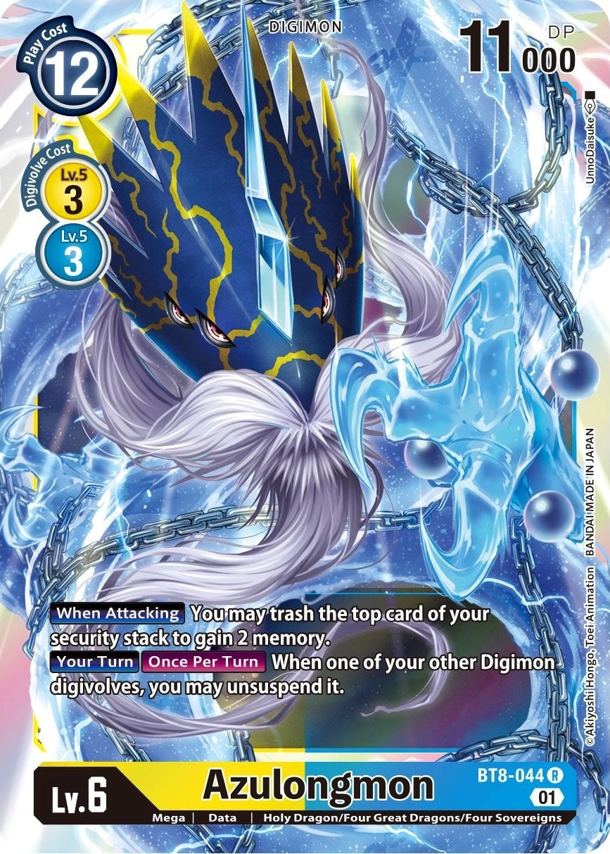 Image for Azulongmon (BT8-044 R) (BT08) - Digimon Card Game