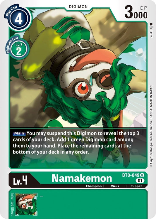 Image for Namakemon (BT8-049 U) (BT08) - Digimon Card Game
