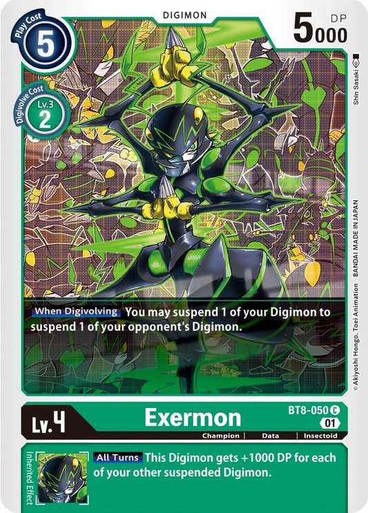 Image for Exermon (BT8-050 C) (BT08) - Digimon Card Game