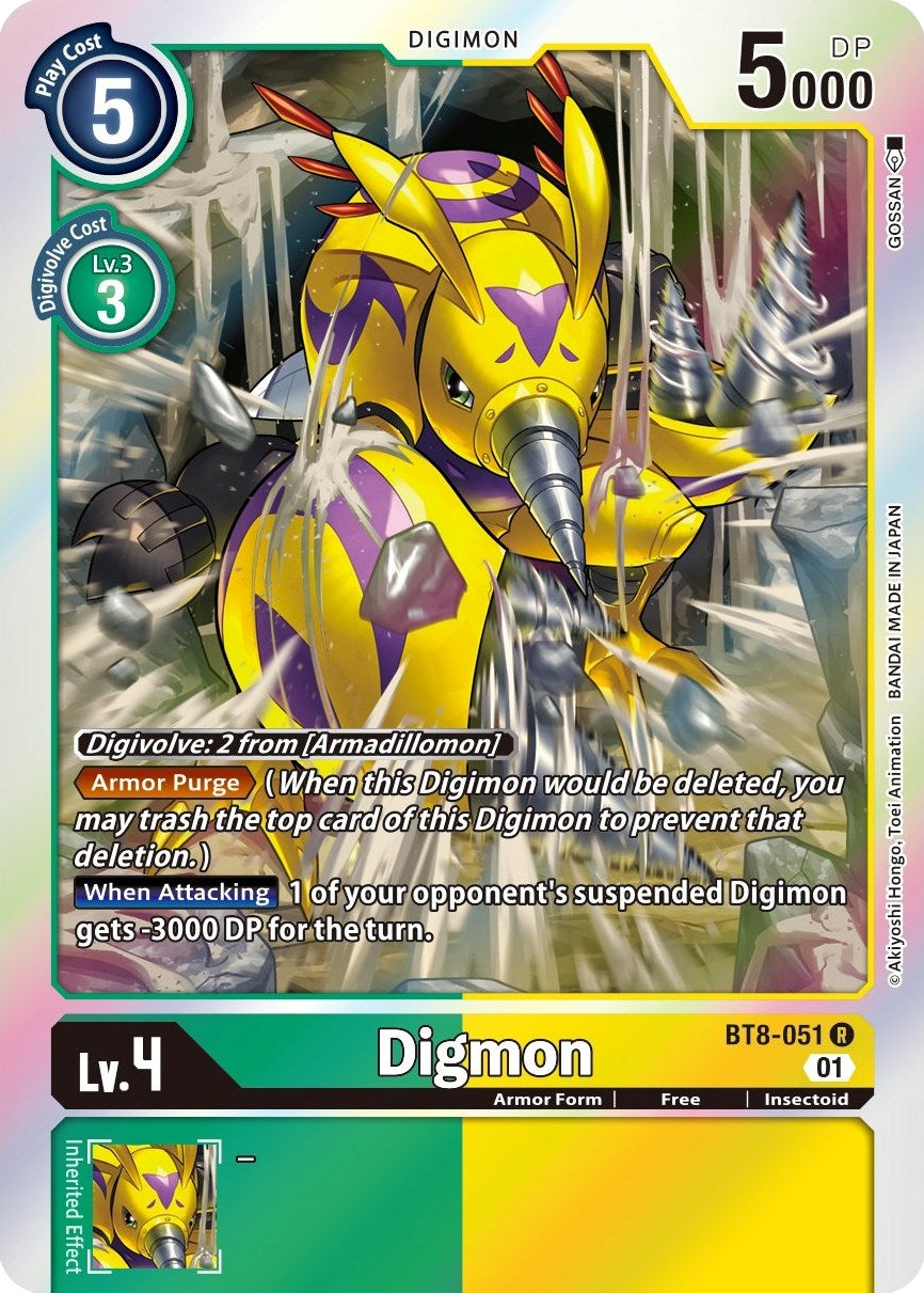 Image for Digmon (BT8-051 R) (BT08) - Digimon Card Game