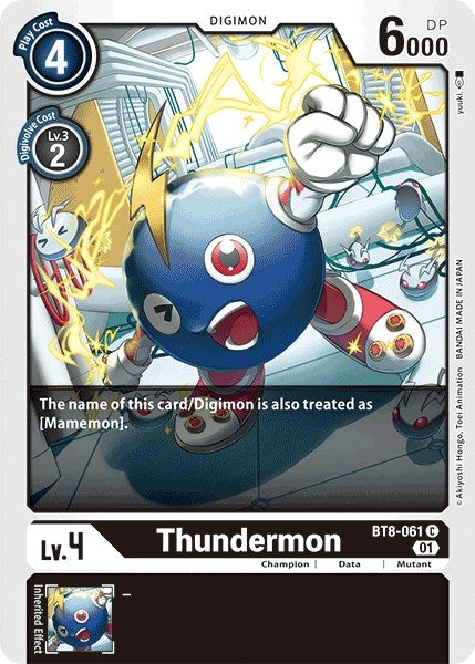 Image for Thundermon (BT8-061 C) (BT08) - Digimon Card Game