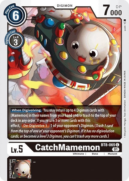 Image for CatchMamemon (BT8-065 C) (BT08) - Digimon Card Game