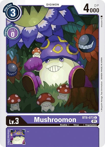 Image for Mushroomon (BT8-073 C) (BT08) - Digimon Card Game