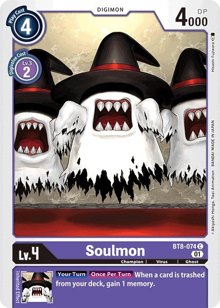 Image for Soulmon (BT8-074 C) (BT08) - Digimon Card Game