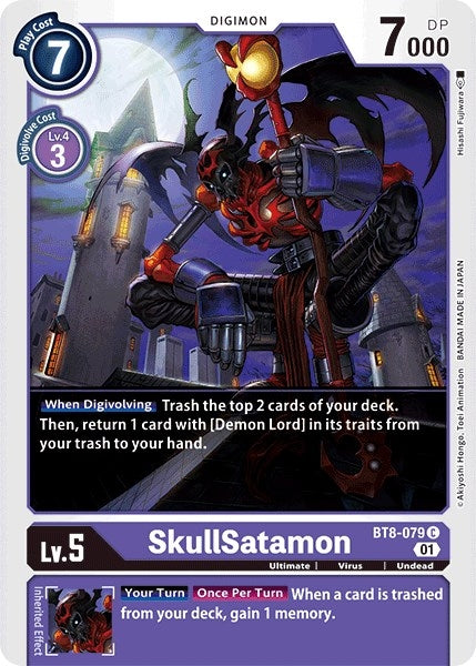 Image for SkullSatamon (BT8-079 C) (BT08) - Digimon Card Game
