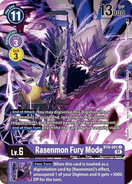 Image for Rasenmon Fury Mode (BT8-081 U) (BT08) - Digimon Card Game