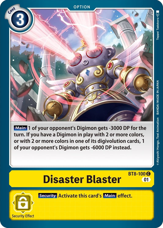 Image for Disaster Blaster (BT8-100 C) (BT08) - Digimon Card Game