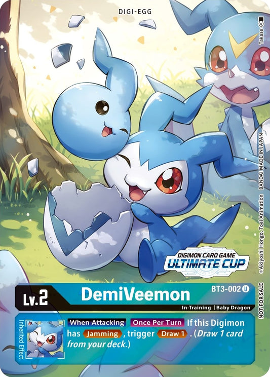 Image for DemiVeemon - BT3-002 (Ultimate Cup 2022) (BT3-002 U) (BT01-03A) - Digimon Card Game