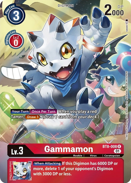 Image for Gammamon (Alternate Art) (BT8-008 R) (BT08) - Digimon Card Game