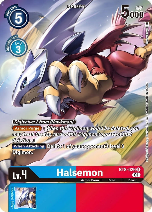 Image for Halsemon (Alternate Art) (BT8-026 R) (BT08) - Digimon Card Game