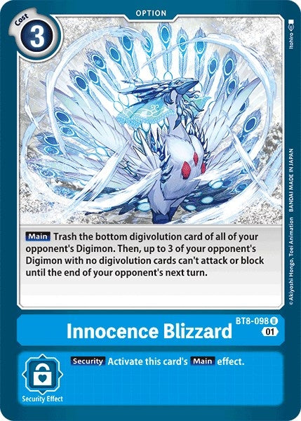 Image for Innocence Blizzard (BT8-098 U) (BT08) - Digimon Card Game