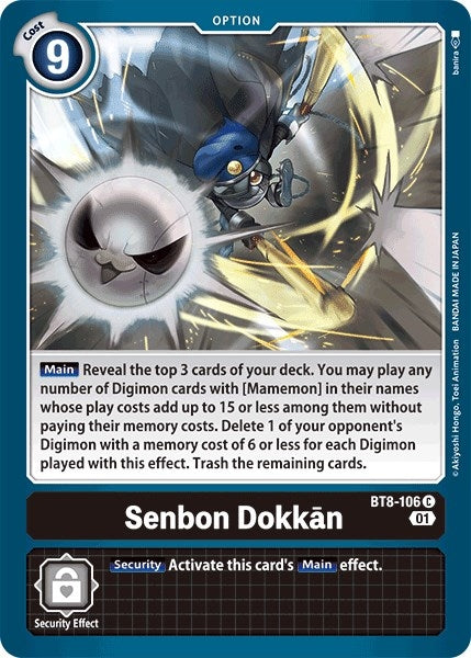 Image for Senbon Dokkan (BT8-106 C) (BT08) - Digimon Card Game