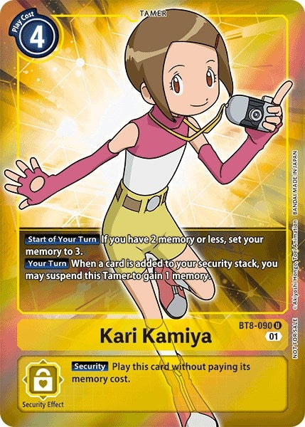 Image for Kari Kamiya (Box Topper) (BT8-090 U) (BT08) - Digimon Card Game