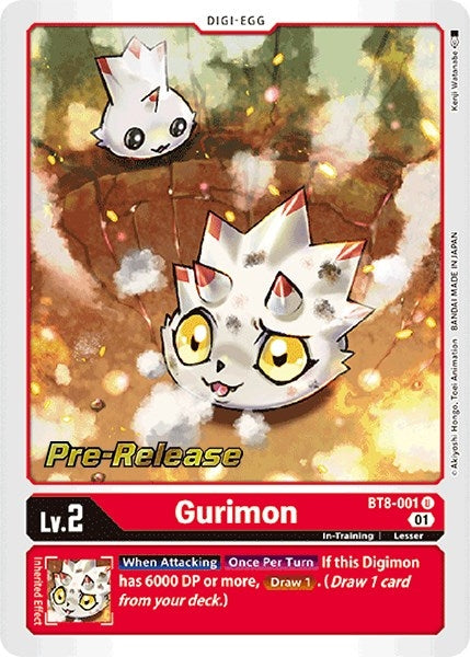 Image for Gurimon (BT8-001 U) (BT08_PR) - Digimon Card Game