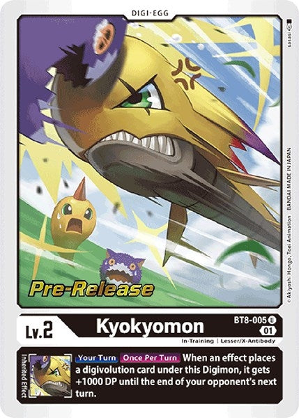 Image for Kyokyomon (BT8-005 U) (BT08_PR) - Digimon Card Game