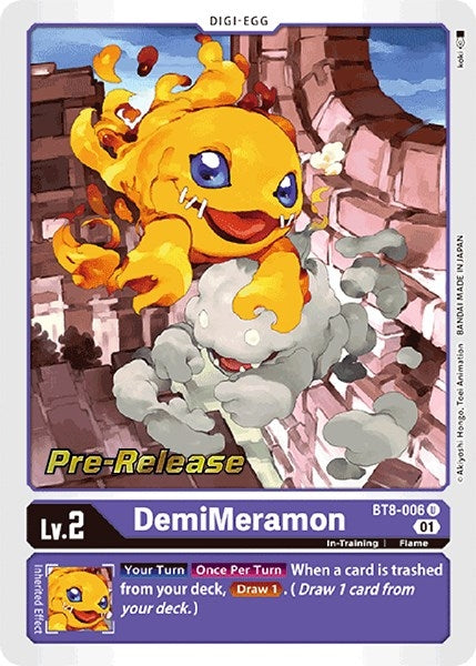 Image for DemiMeramon (BT8-006 U) (BT08_PR) - Digimon Card Game