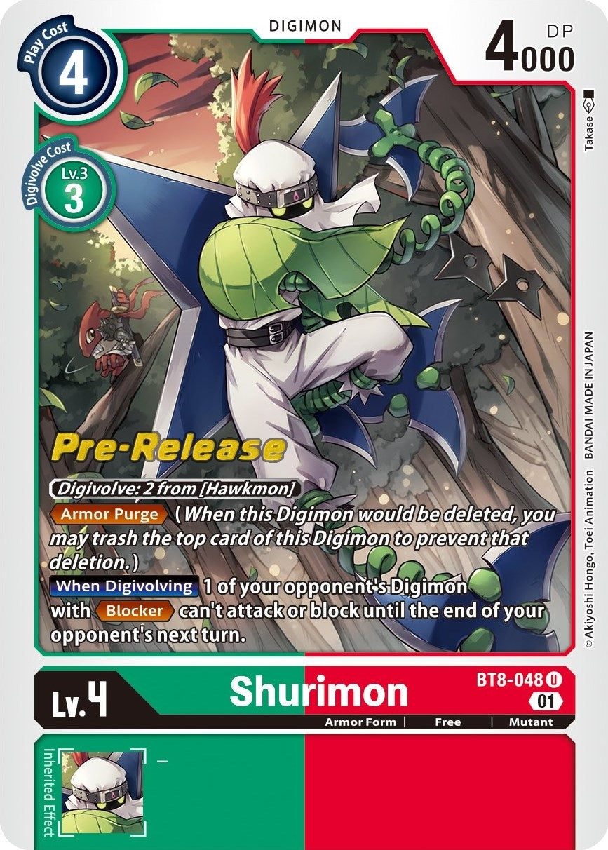Image for Shurimon (BT8-048 U) (BT08_PR) - Digimon Card Game