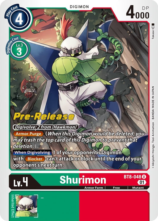 Image for Shurimon (BT8-048 U) (BT08_PR) - Digimon Card Game