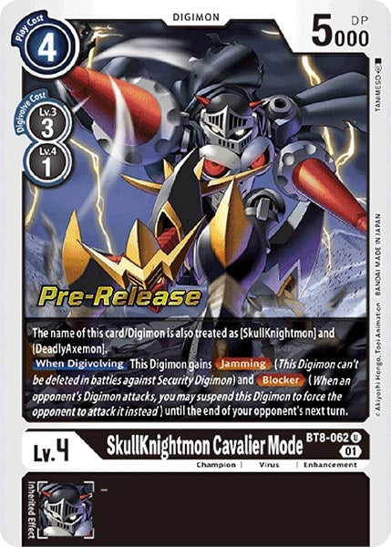 Image for SkullKnightmon Cavalier Mode (BT8-062 U) (BT08_PR) - Digimon Card Game