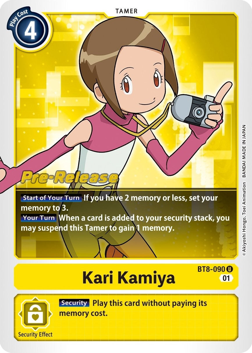 Image for Kari Kamiya (BT8-090 U) (BT08_PR) - Digimon Card Game