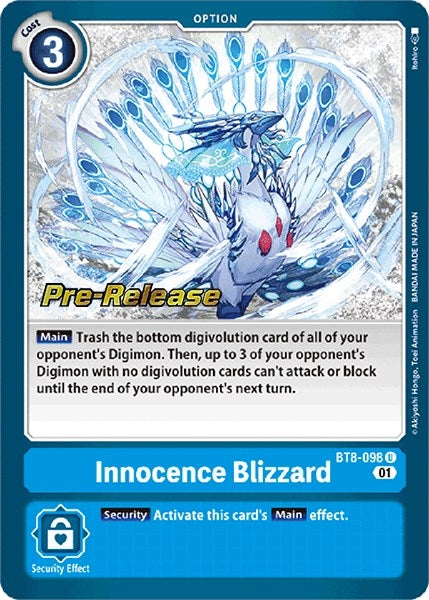 Image for Innocence Blizzard (BT8-098 U) (BT08_PR) - Digimon Card Game