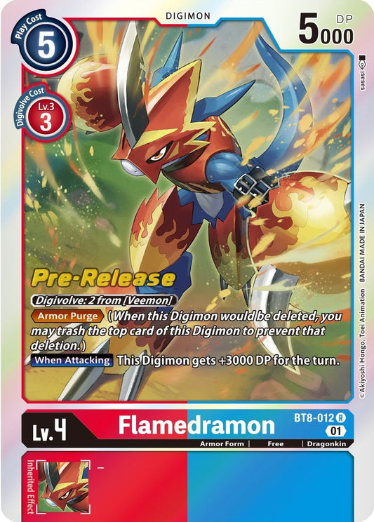 Image for Flamedramon (BT8-012 R) (BT08_PR) - Digimon Card Game