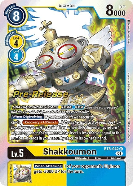 Image for Shakkoumon (BT8-042 R) (BT08_PR) - Digimon Card Game