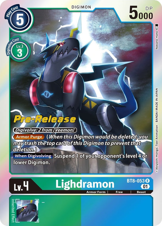 Image for Lighdramon (BT8-053 R) (BT08_PR) - Digimon Card Game