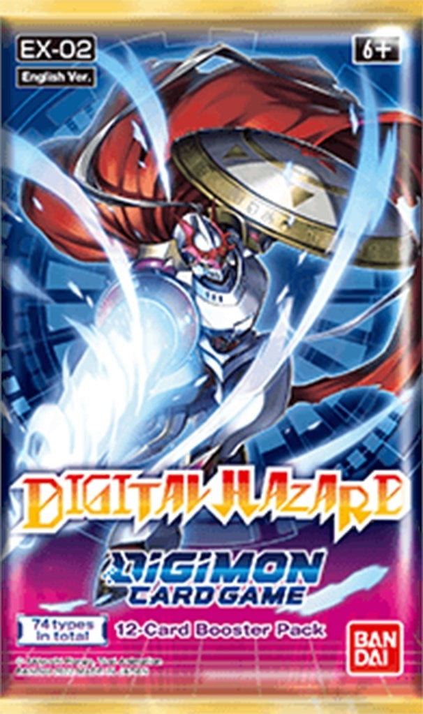 Image for Digital Hazard Booster Pack - Digimon Card Game