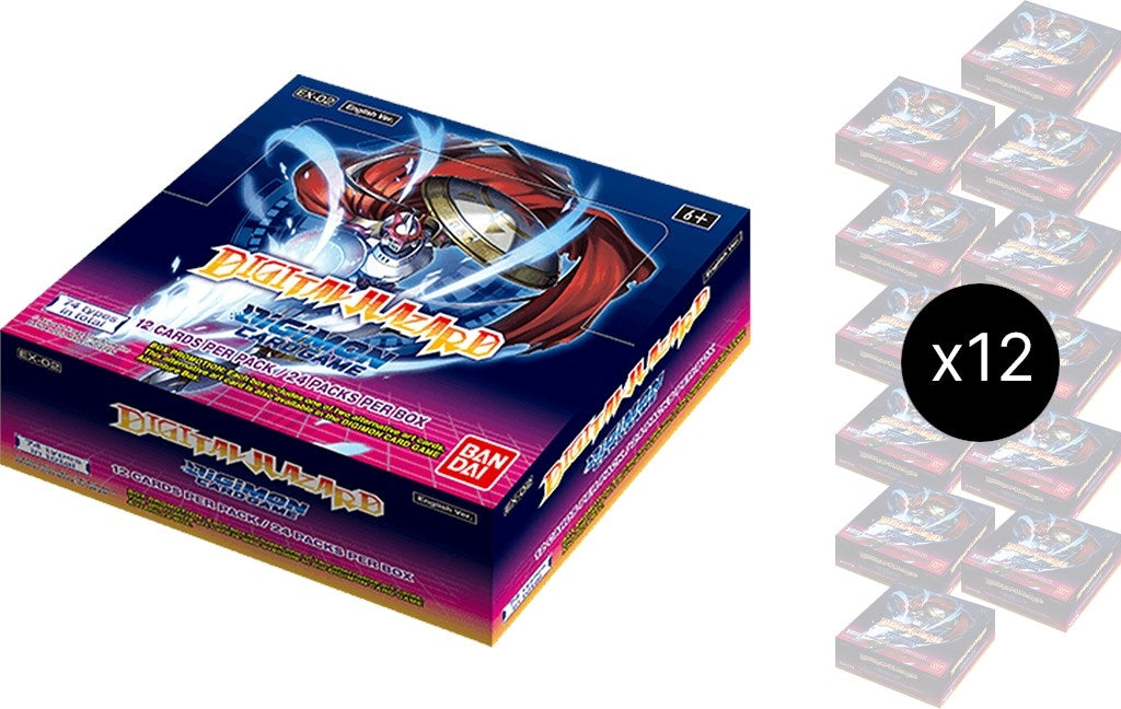 Image for Digital Hazard Booster Box Case - Digimon Card Game