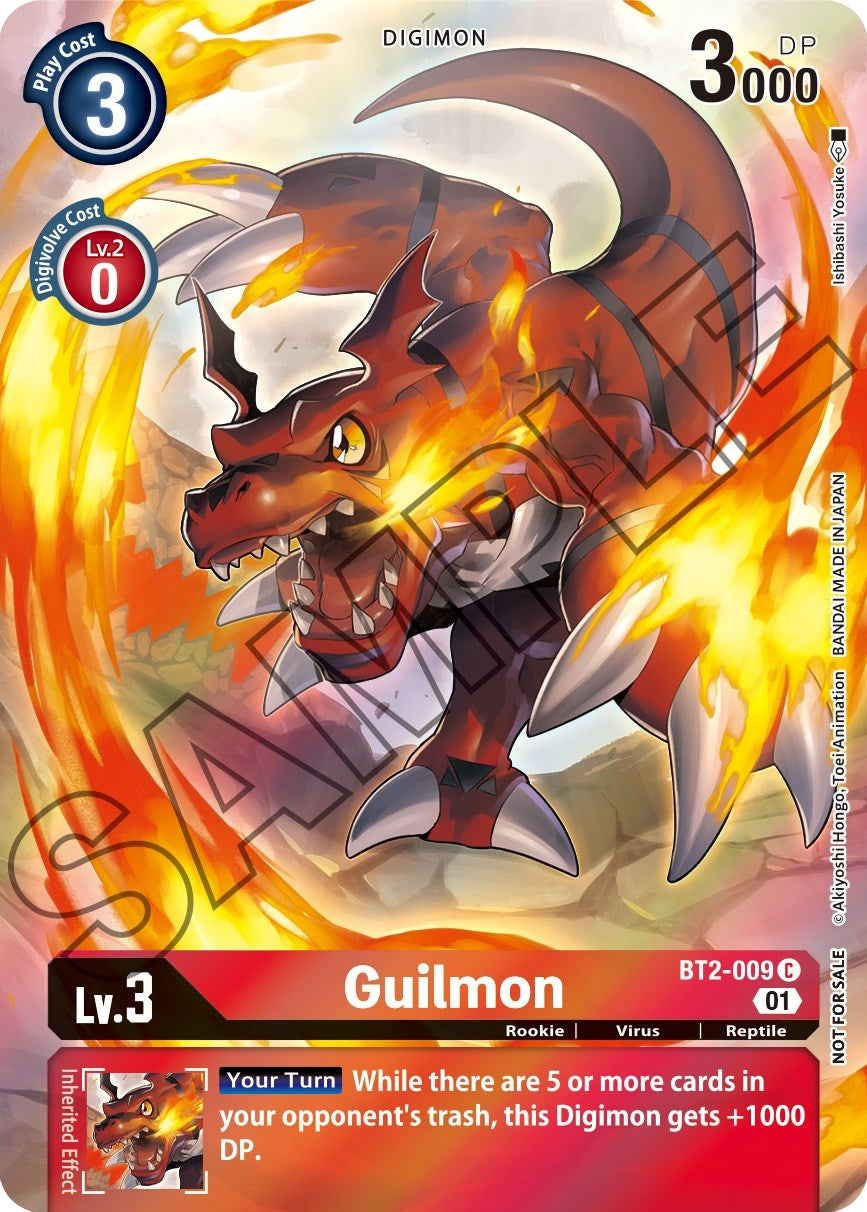 Image for Guilmon (Tamer's Card Set 1) (BT2-009 C) (BT01-03A) - Digimon Card Game