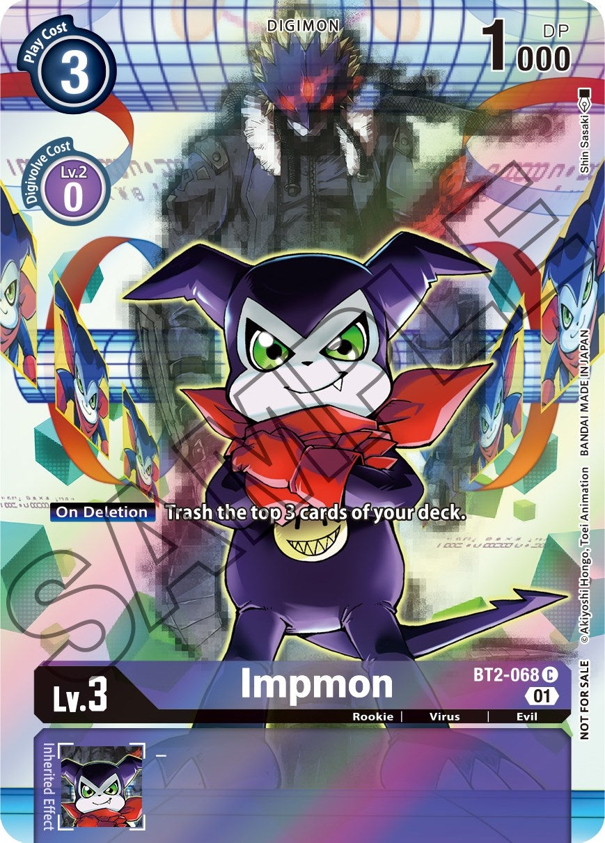 Image for Impmon (Tamer's Card Set 1) (BT2-068 C) (BT01-03A) - Digimon Card Game