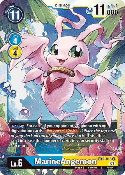 Image for MarineAngemon (EX2-018 R) (EX02) - Digimon Card Game