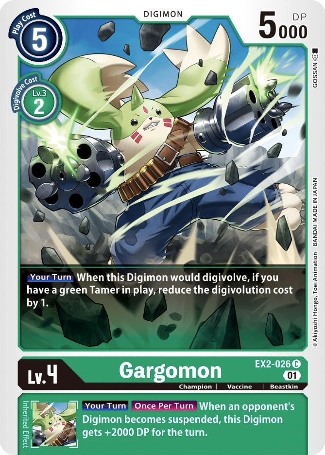 Image for Gargomon (EX2-026 C) (EX02) - Digimon Card Game