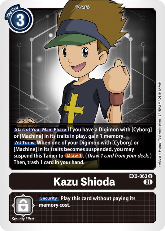 Image for Kazu Shioda (EX2-063 U) (EX02) - Digimon Card Game
