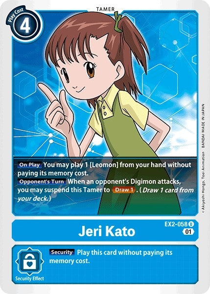 Image for Jeri Kato (EX2-058 U) (EX02) - Digimon Card Game