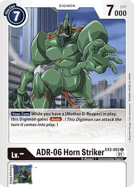 Image for ADR-06 Horn Striker (EX2-052 C) (EX02) - Digimon Card Game