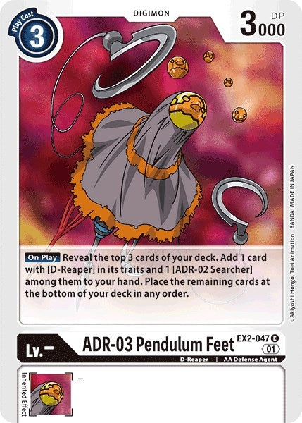 Image for ADR-03 Pendulum Feet (EX2-047 C) (EX02) - Digimon Card Game