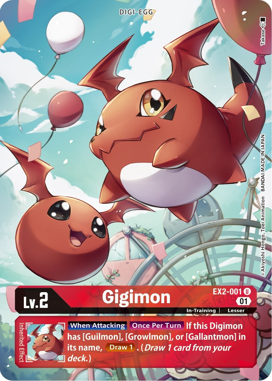 Image for Gigimon (Alternate Art) (EX2-001 U) (EX02) - Digimon Card Game