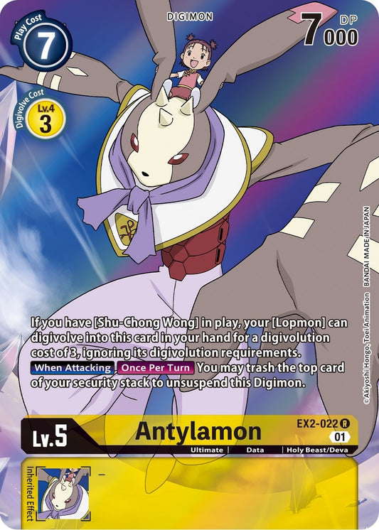 Image for Antylamon (Alternate Art) (EX2-022 R) (EX02) - Digimon Card Game