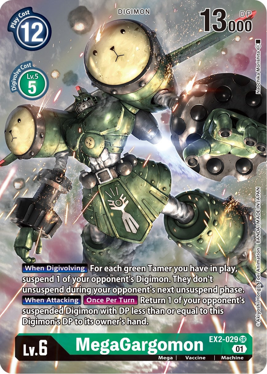 Image for MegaGargomon (Alternate Art) (EX2-029 SR) (EX02) - Digimon Card Game