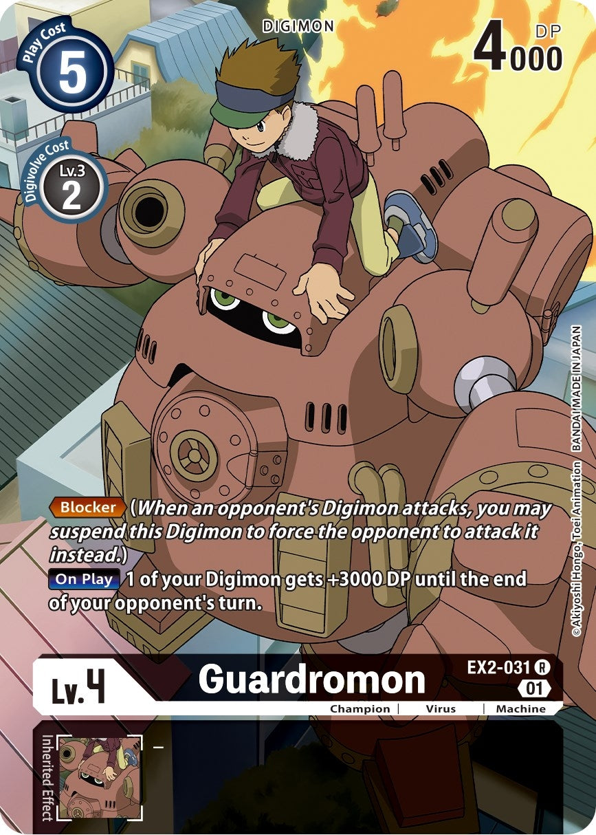 Image for Guardromon (Alternate Art) (EX2-031 R) (EX02) - Digimon Card Game
