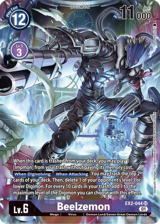 Image for Beelzemon (Alternate Art) (EX2-044 SR) (EX02) - Digimon Card Game