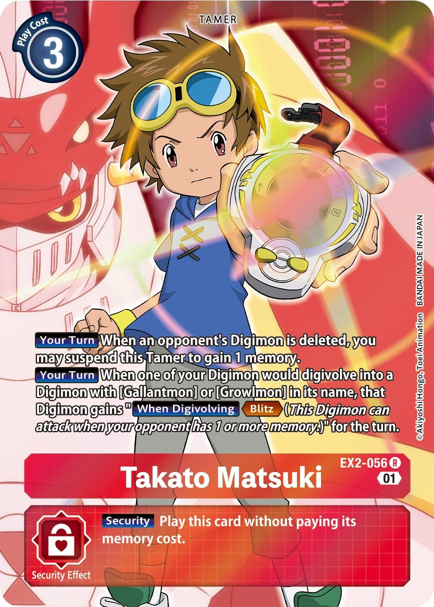 Image for Takato Matsuki (Alternate Art) (EX2-056 R) (EX02) - Digimon Card Game