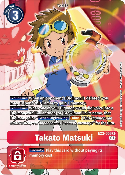 Image for Takato Matsuki (Alternate Art) (EX2-056 R) (EX02) - Digimon Card Game