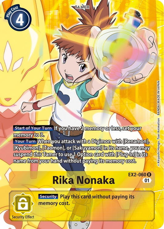 Image for Rika Nonaka (Alternate Art) (EX2-060 R) (EX02) - Digimon Card Game