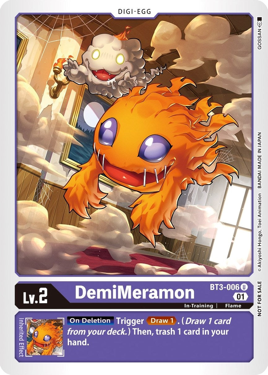Image for DemiMeramon - BT3-006 (Winner Pack New Awakening) (BT3-006 U) (BT01-03A) - Digimon Card Game