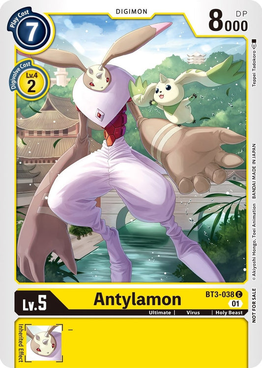 Image for Antylamon - BT3-038 (Winner Pack New Awakening) (BT3-038 C) (BT01-03A) - Digimon Card Game
